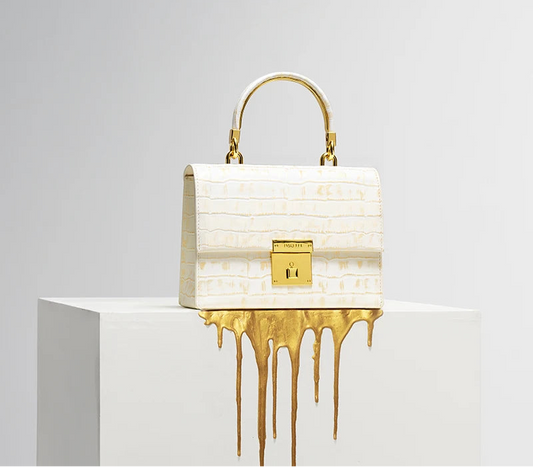 Clémence Leather Lock Bag